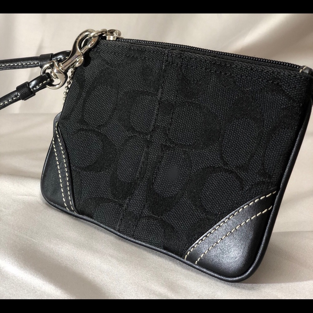 Coach Black Wristlet